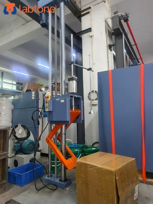 Probador profesional de caída en laboratorio para superficies, prueba de caída en esquinas y bordes según estándares industriales
