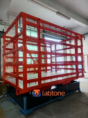 Mesa vibratoria de vibración con agitador mecánico con frecuencia de 2-5 Hz y modo de vibración de desequilibrio de 30 grados