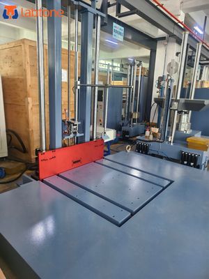 Máquina de prueba de caída de embalajes de caída libre con alta capacidad de carga de 500 kg para prueba de esquina, cumple con ISO2248-72(E)