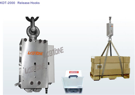 Ganchos de liberación para probadores de caída para pruebas de impacto de cargas pesadas grandes con construcción de aluminio de alta resistencia y diseño de bloqueo positivo