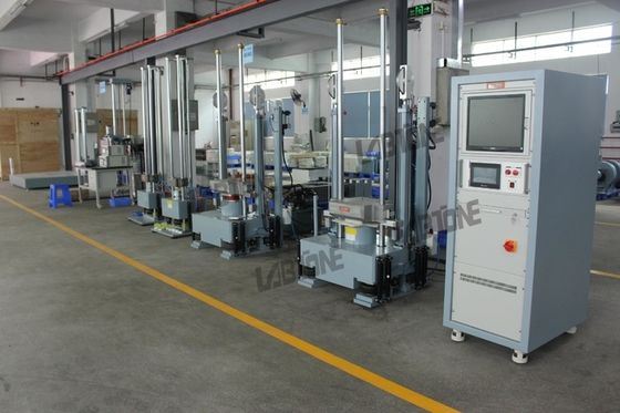 Sistema de prueba de choque con tablas de 200x250 mm a 200x200 cm, adecuado para ensayos de diferentes muestras de hasta 1000 kg de peso