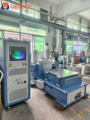 Sistema de prueba de vibración para pruebas de transporte de paquetes con estándar MIL-STD