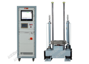 Sistema de prueba de choque de baterías y electrónica con medio seno y aceleración de 1500G