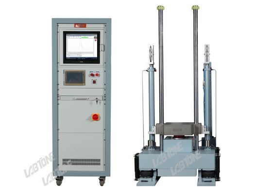 Sistema de prueba de choque de baterías y electrónica con medio seno y aceleración de 1500G